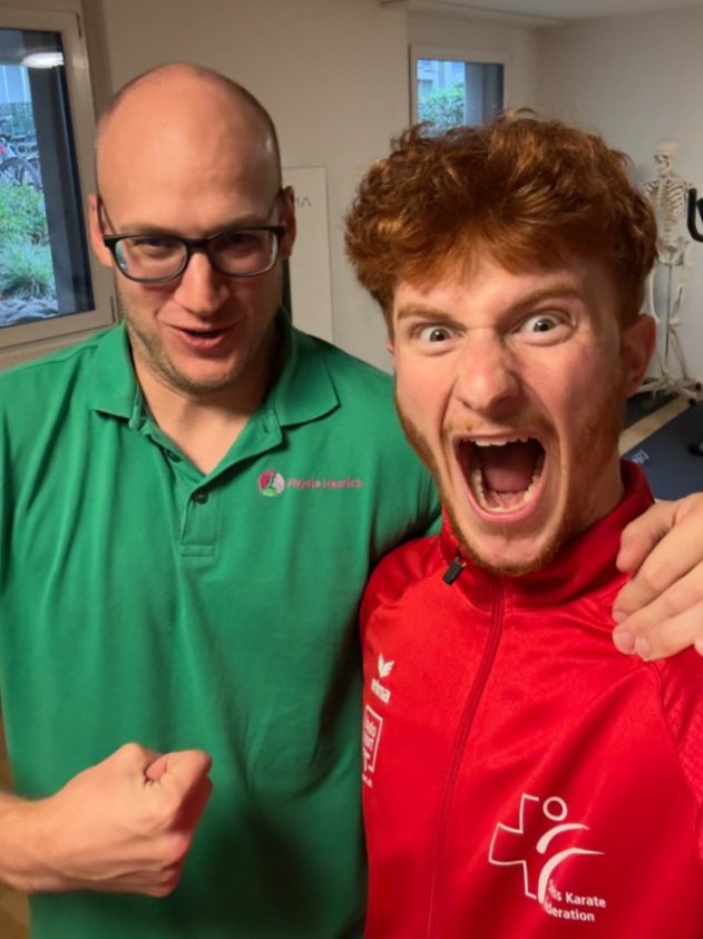 Eric Timmer und Stephan Henrich in der Praxis