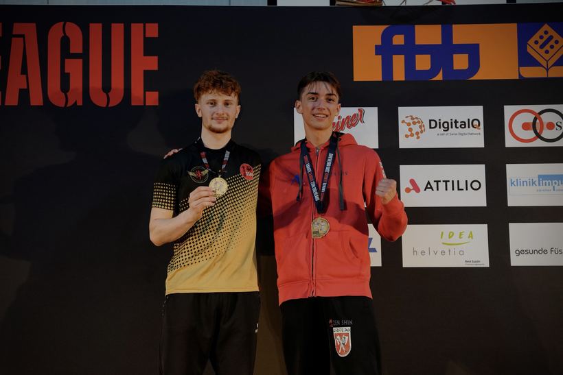 Siegerehrung an der Swiss Karate League Züri Oberland